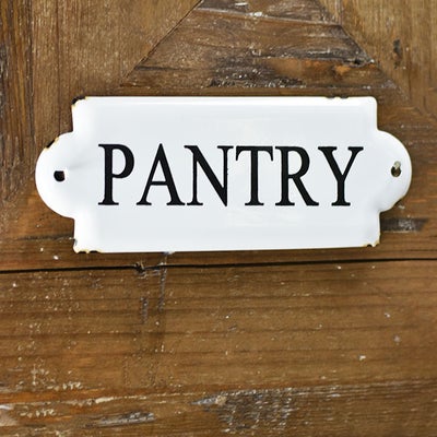 Tin Pantry Sign
