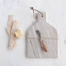 Marble Cheese Board and Knife