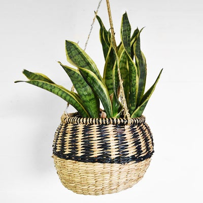 Seagrass Planter with Strap