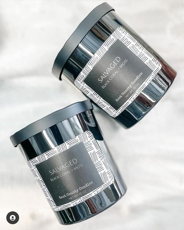 "Salvaged" Exclusive Candle - Black Coral + Moss Scent