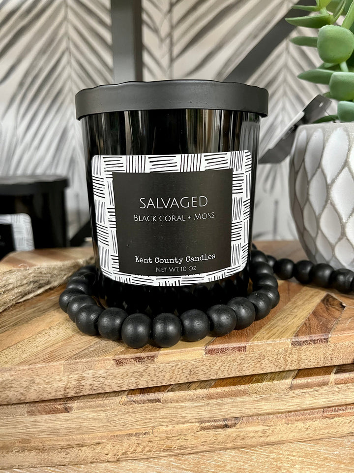 "Salvaged" Exclusive Candle - Black Coral + Moss Scent